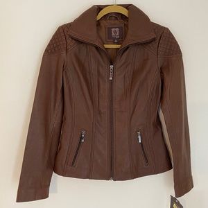 Anne Klein Lather Jacket